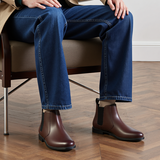 Elara Brown Chelsea Boots