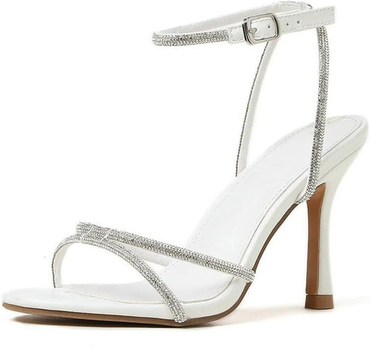 Crystal Grace Strappy Heels