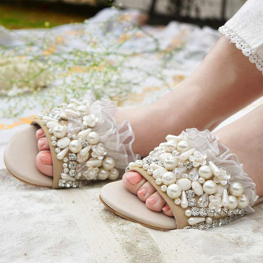Elarawalk Diamond Pearl Slides
