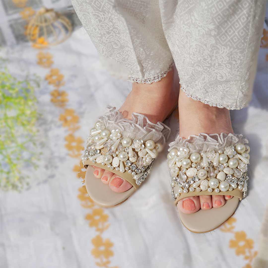 Elarawalk Diamond Pearl Slides