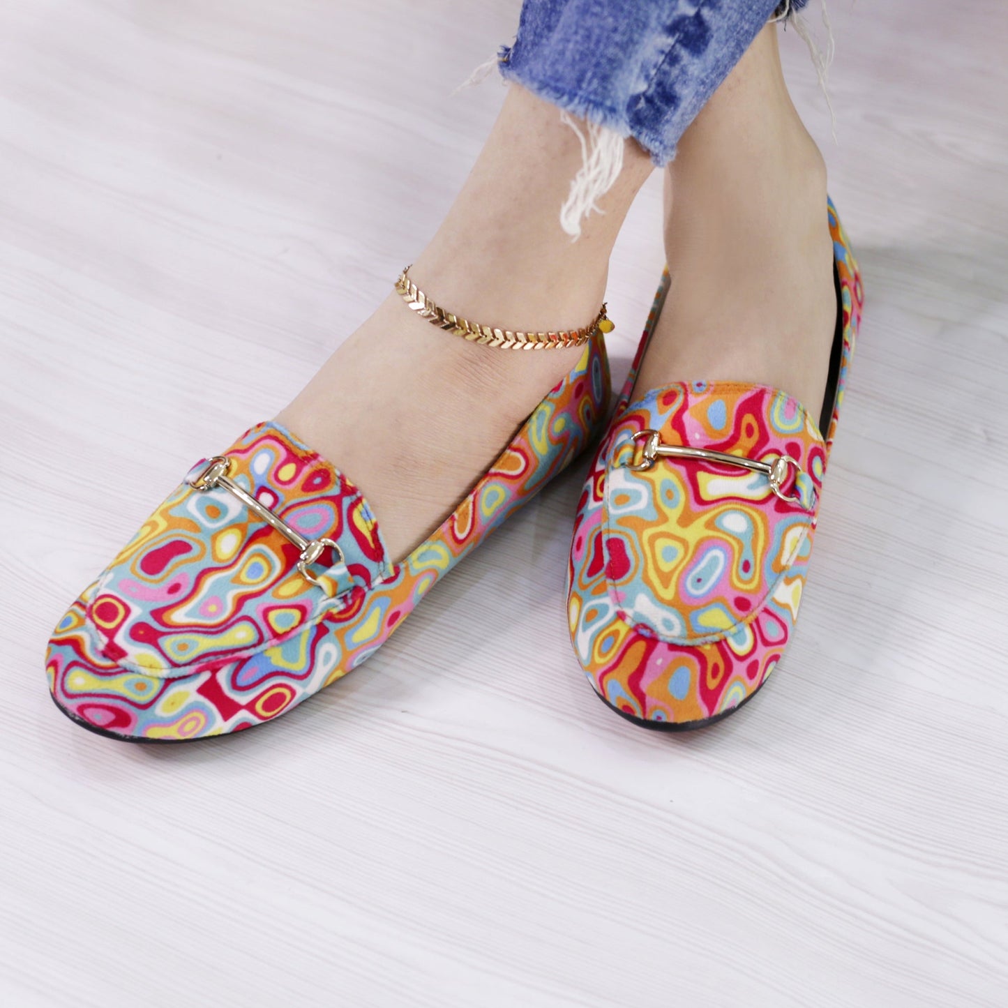 Candy Bloom Loafers