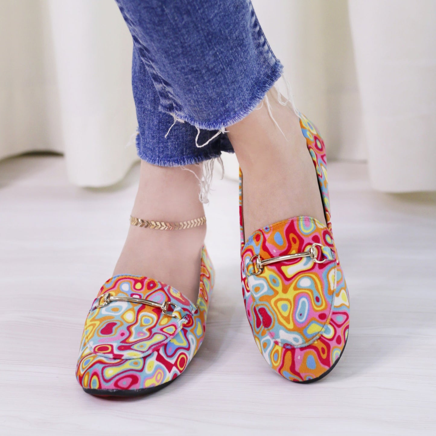 Candy Bloom Loafers