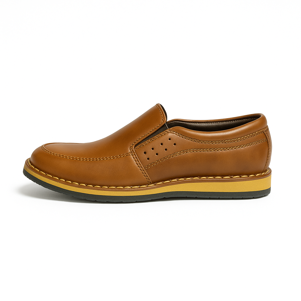 Heritage Brown Slip-Ons