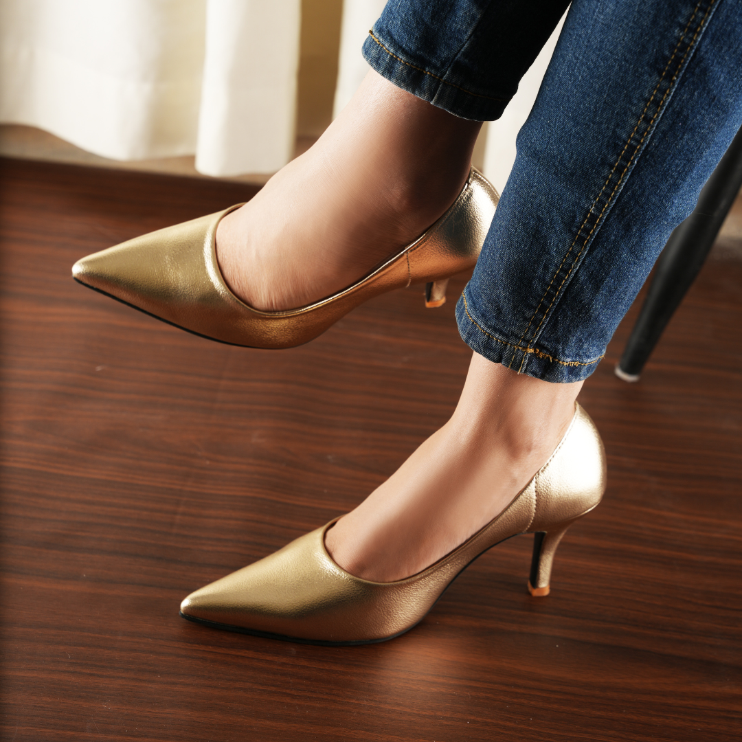 Elarawalk Classic Golden Heel