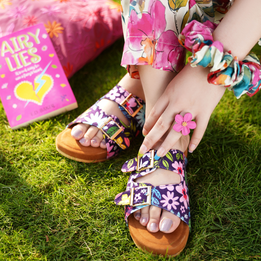 Elarawalk Floral Flash Sandal