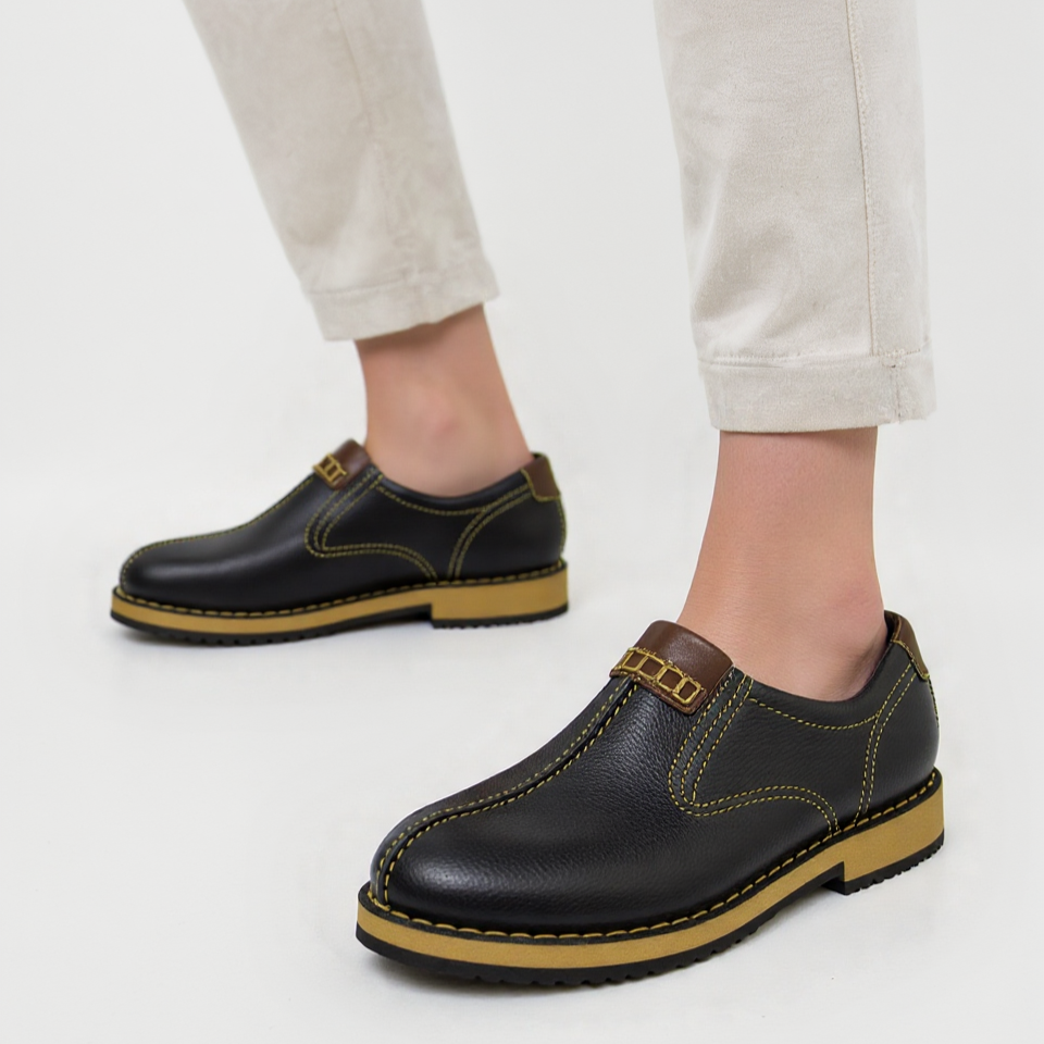 Dual-Tone Urban Comfort Loafers